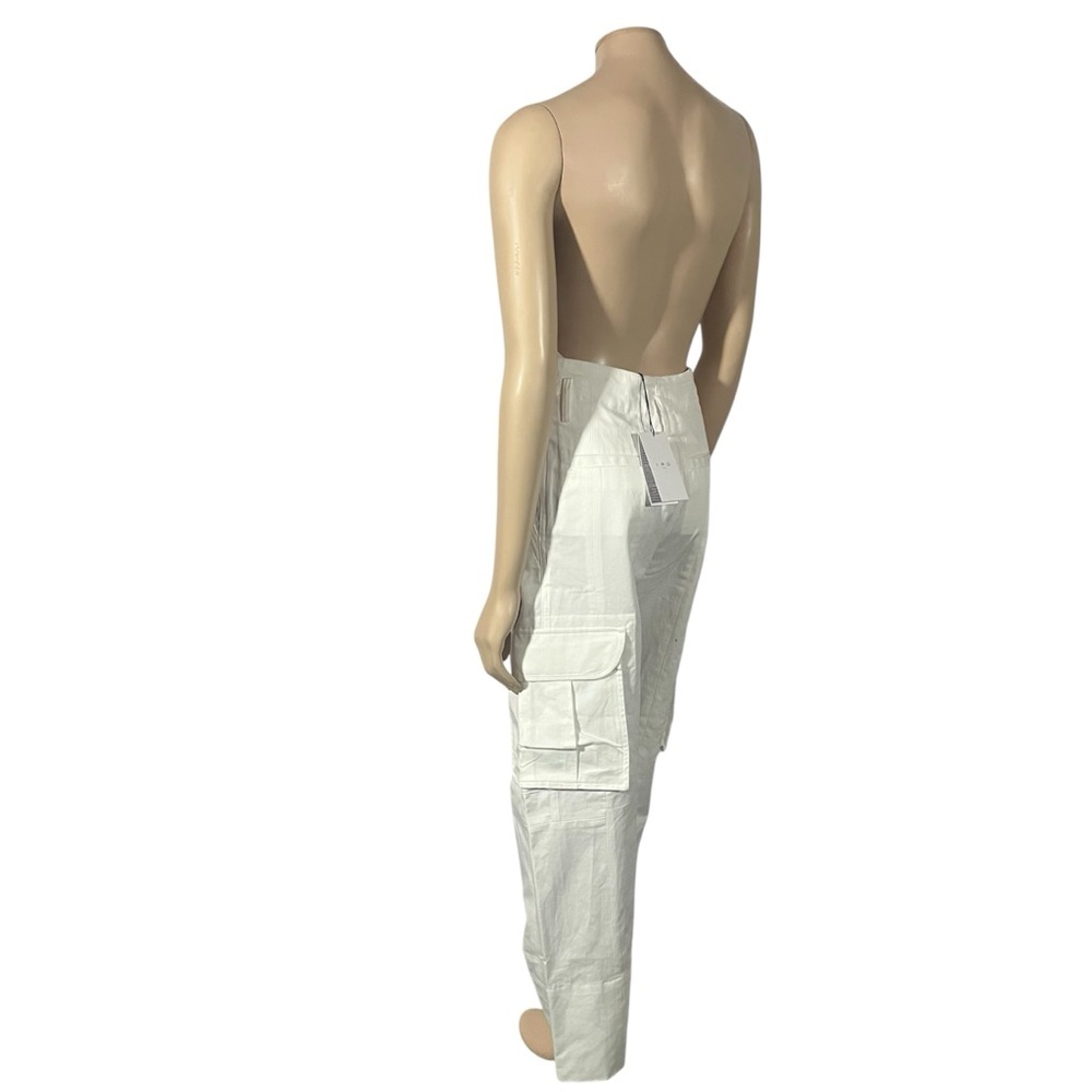 NWT IRO Thais Women's White Cargo trousers Pants - Picture 3 of 12
